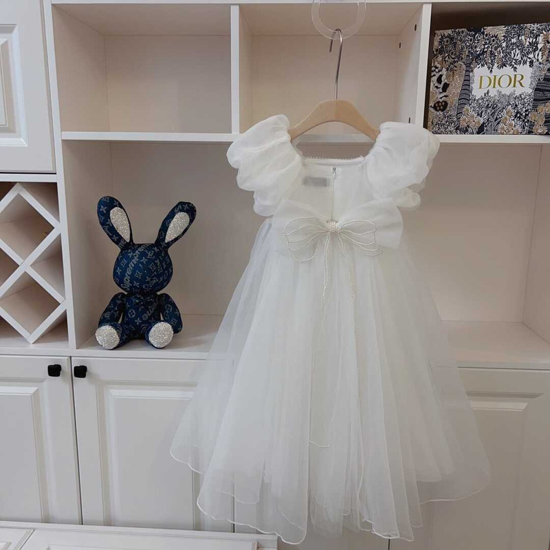 D*or kids white lace dress