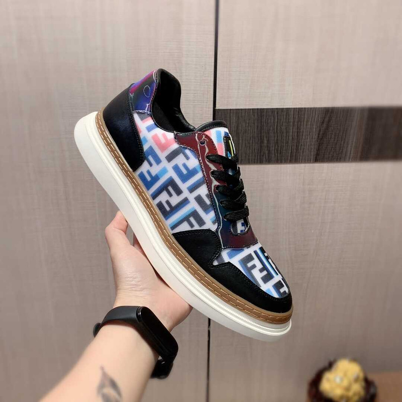 F**di logo monogram multicolor sneakers