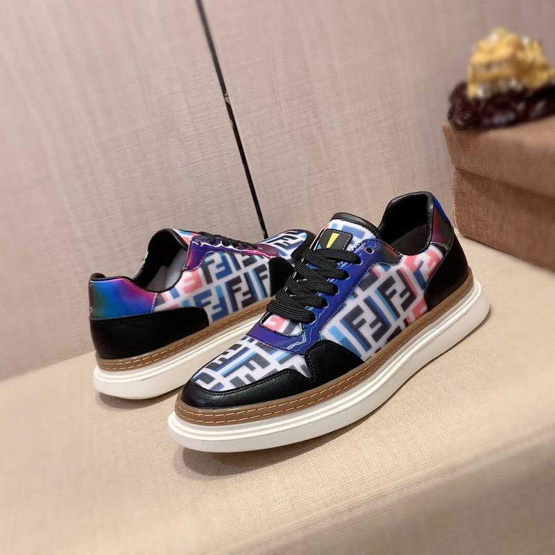 F**di logo monogram multicolor sneakers