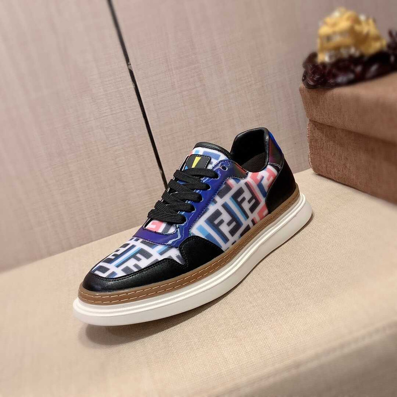 F**di logo monogram multicolor sneakers