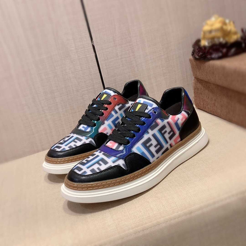 F**di logo monogram multicolor sneakers