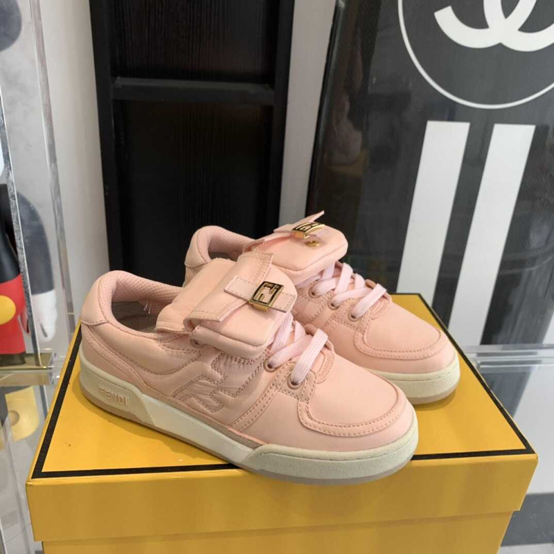 F**di match low-tops sneakers in pink