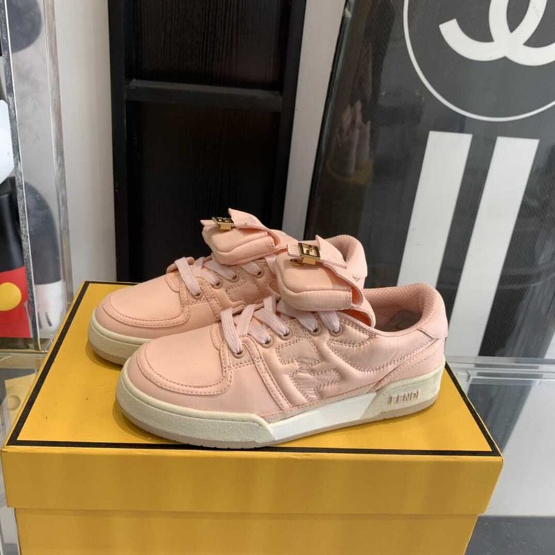 F**di match low-tops sneakers in pink