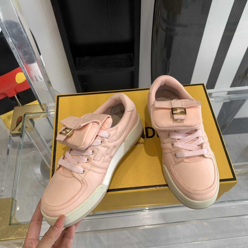 F**di match low-tops sneakers in pink