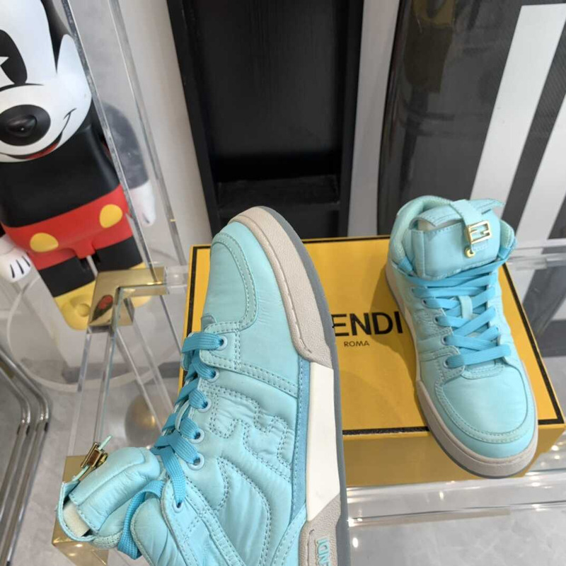 F**di match high-tops sneakers in blue