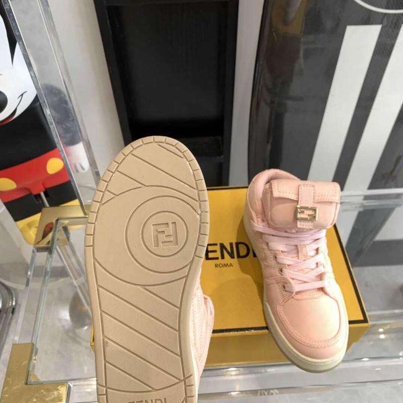 F**di match high-tops sneakers in pink