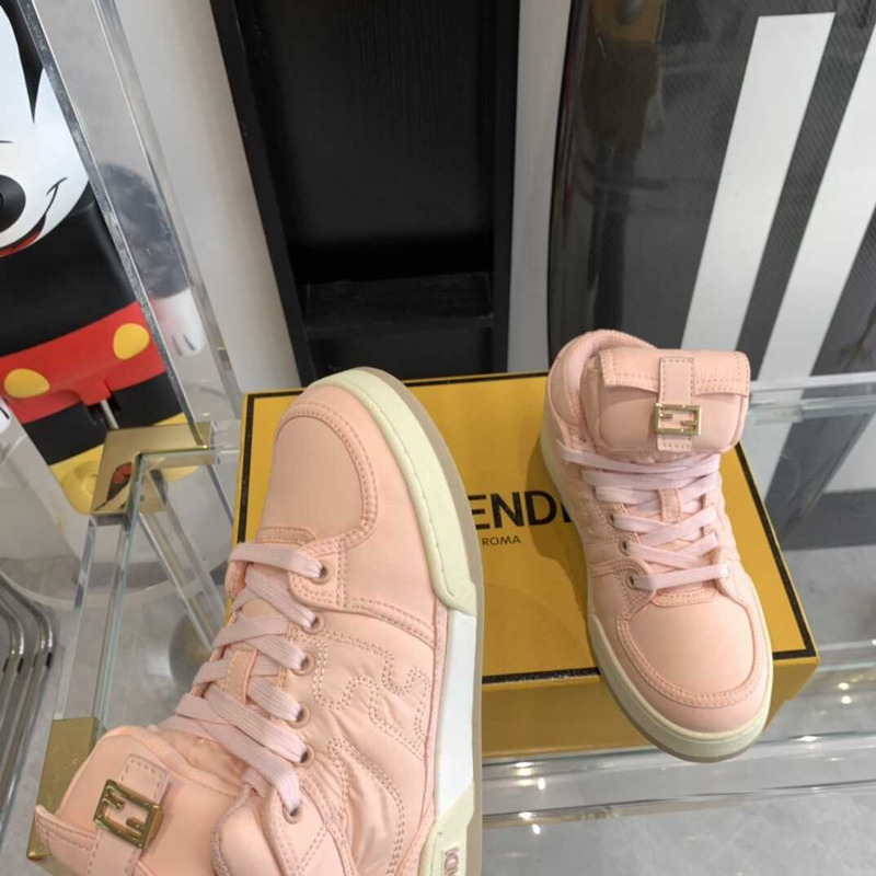 F**di match high-tops sneakers in pink