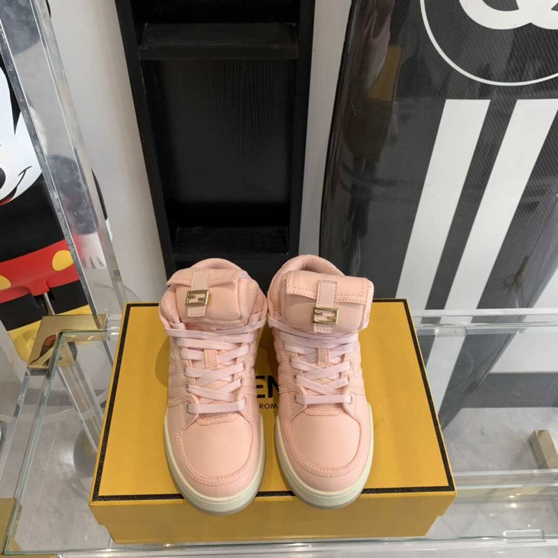 F**di match high-tops sneakers in pink