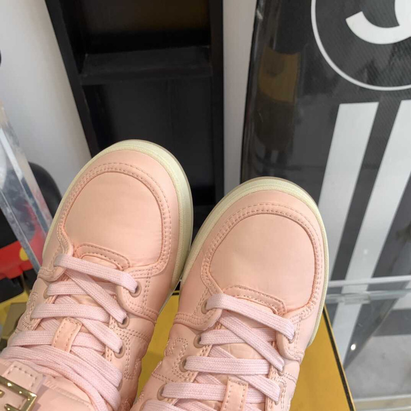 F**di match high-tops sneakers in pink