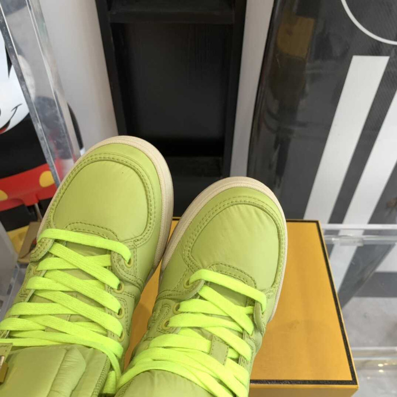 F**di match high-tops sneakers in vert