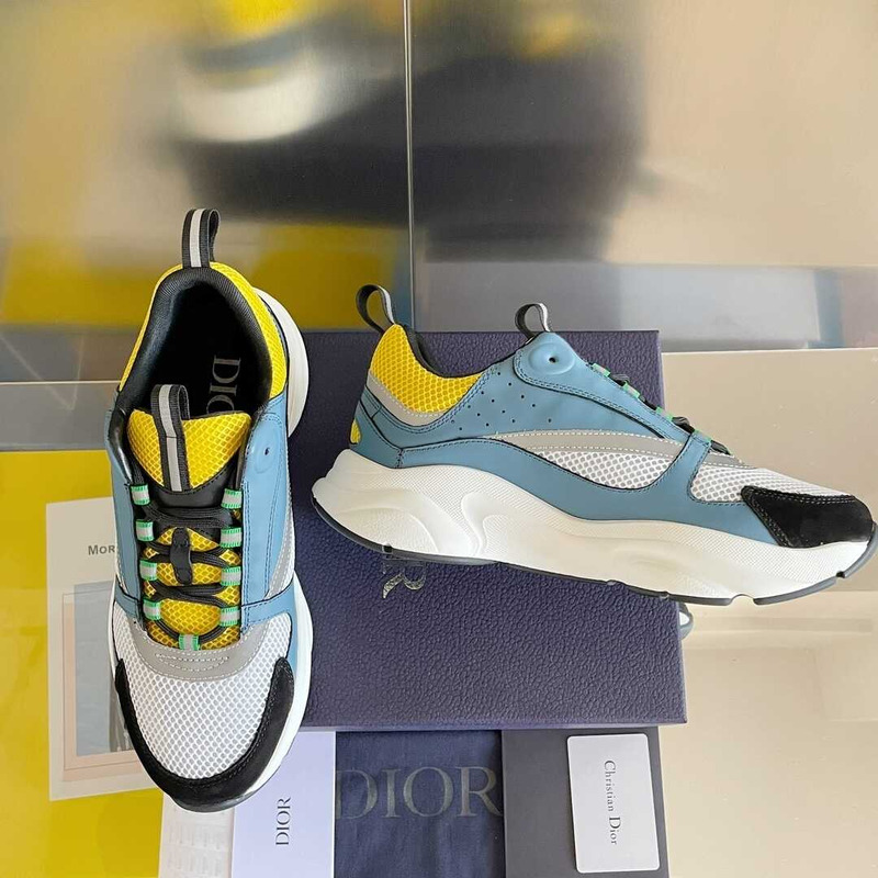 D*or b22 blue yellow sneaker