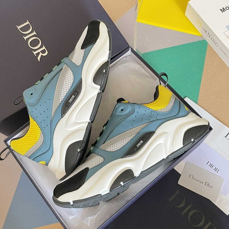 D*or b22 blue yellow sneaker