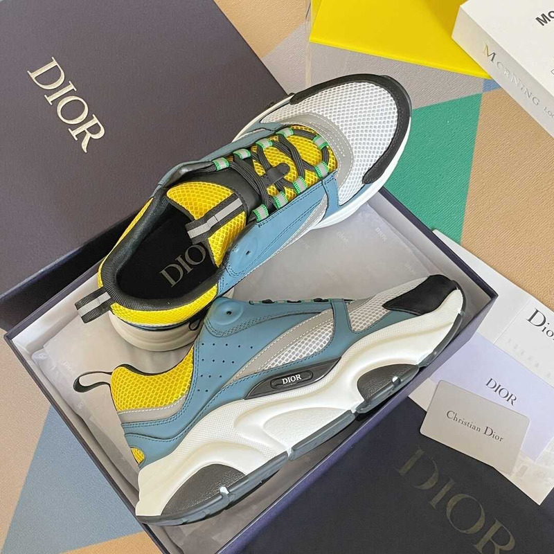 D*or b22 blue yellow sneaker