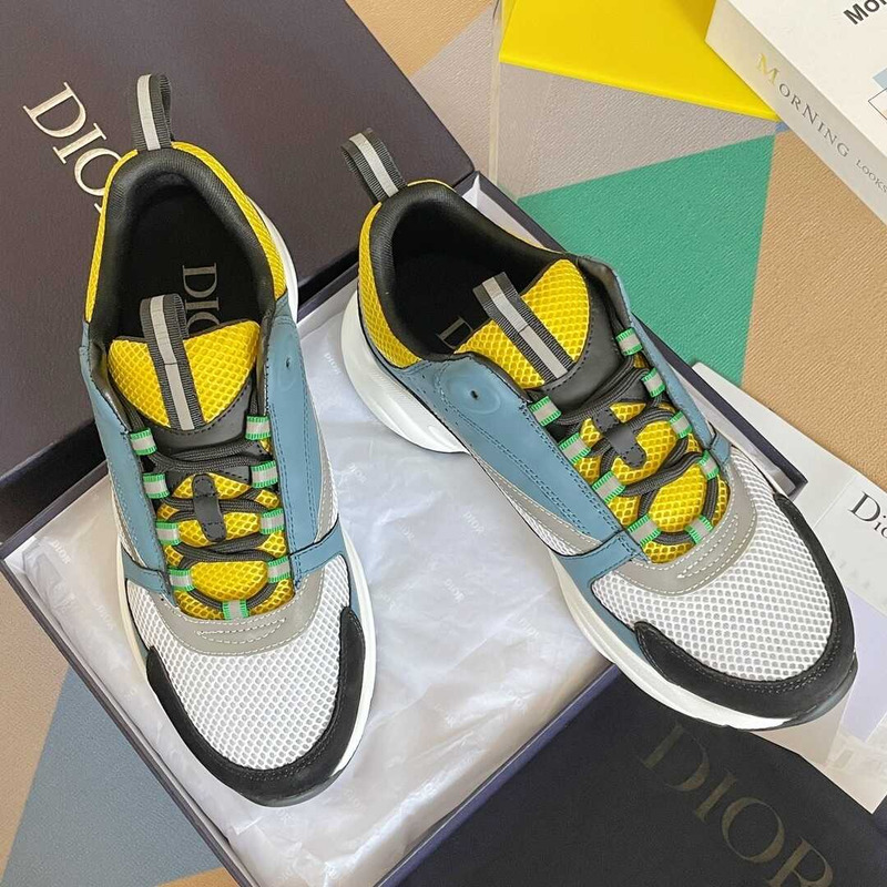 D*or b22 blue yellow sneaker