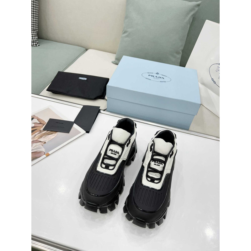 Pra*a cloudbust thunder sneakers black and white