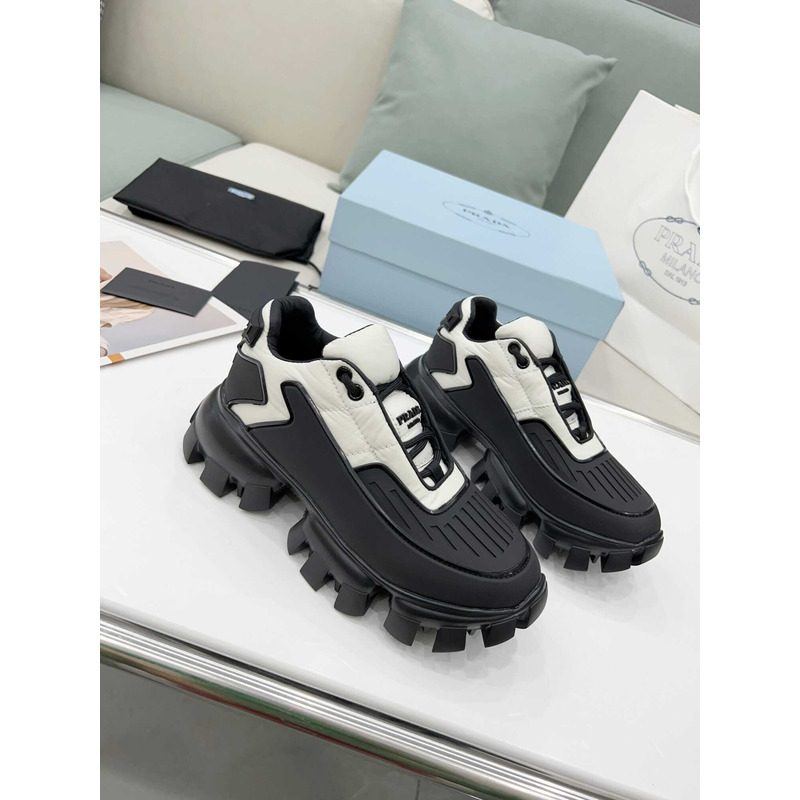 Pra*a cloudbust thunder sneakers black and white