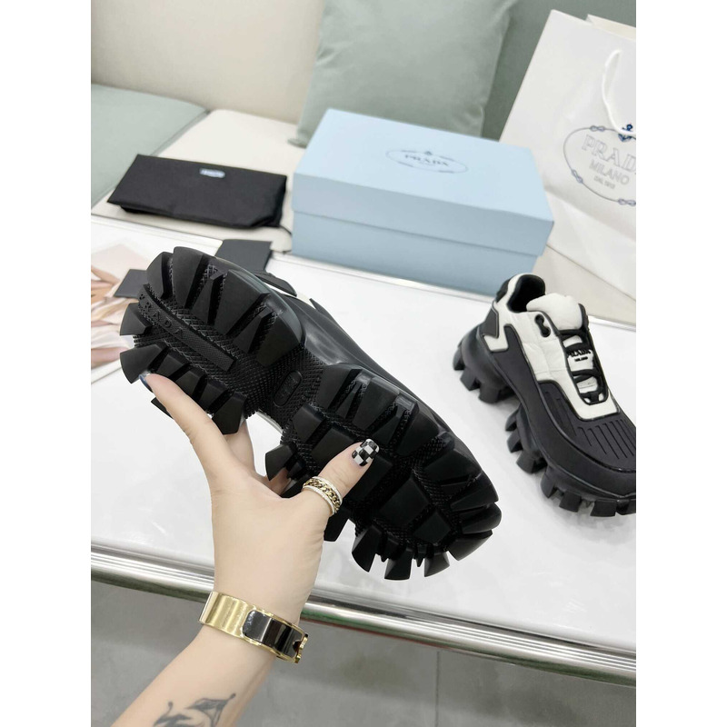 Pra*a cloudbust thunder sneakers black and white