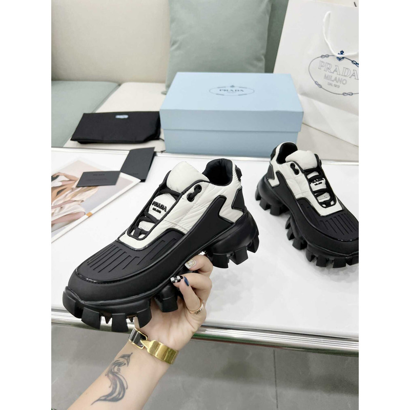 Pra*a cloudbust thunder sneakers black and white