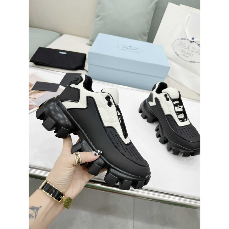 Pra*a cloudbust thunder sneakers black and white