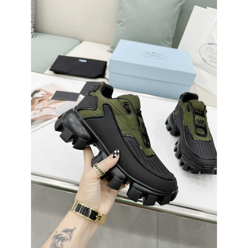 Pra*a cloudbust thunder sneakers black green