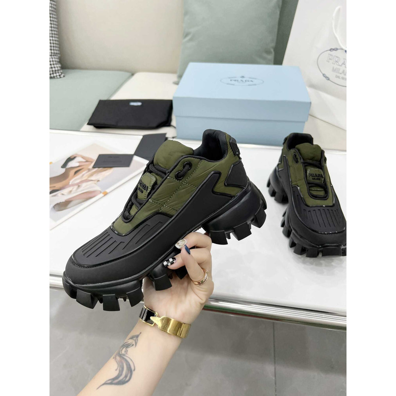 Pra*a cloudbust thunder sneakers black green