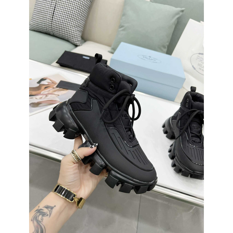 Pra*a cloudbust thunder high top sneakers black