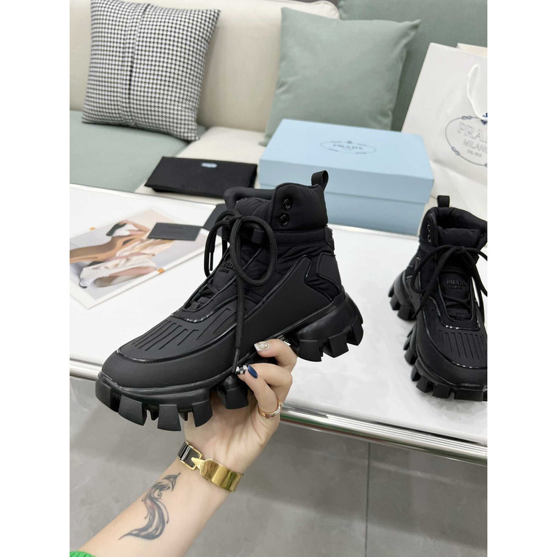 Pra*a cloudbust thunder high top sneakers black