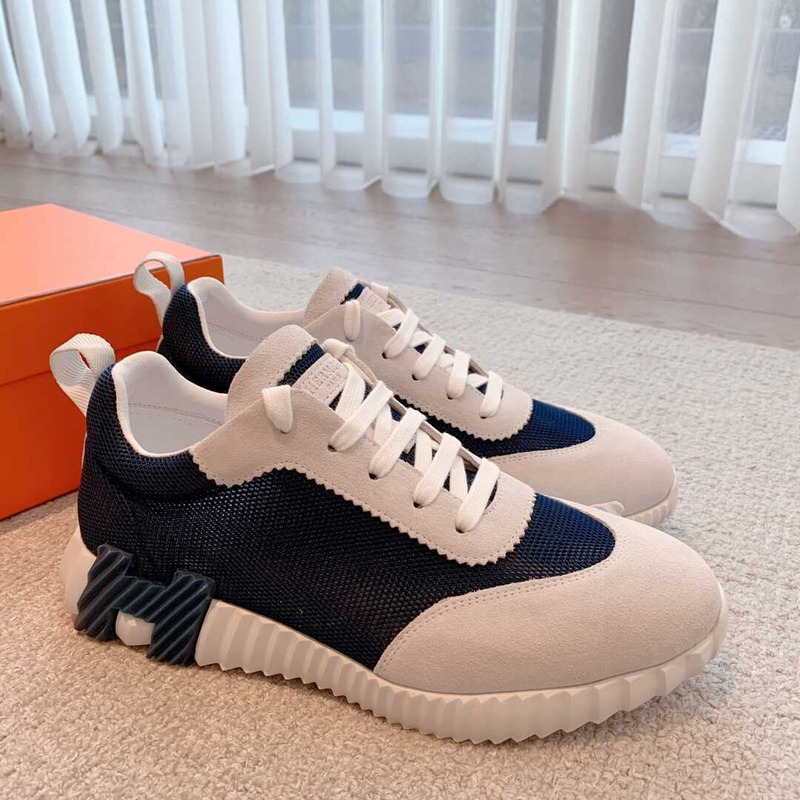 H**mes bouncing sneaker dare blue