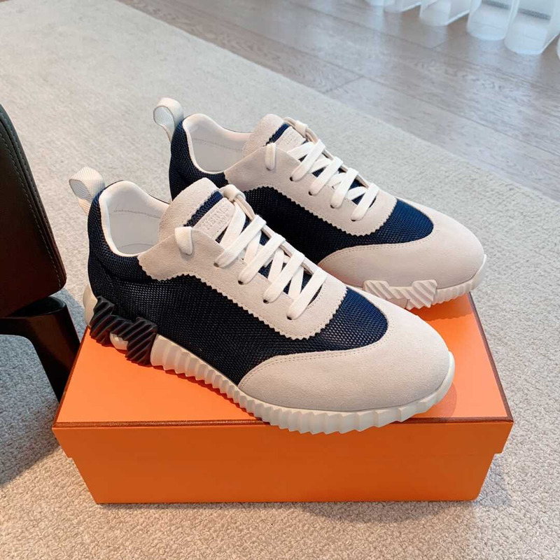 H**mes bouncing sneaker dare blue