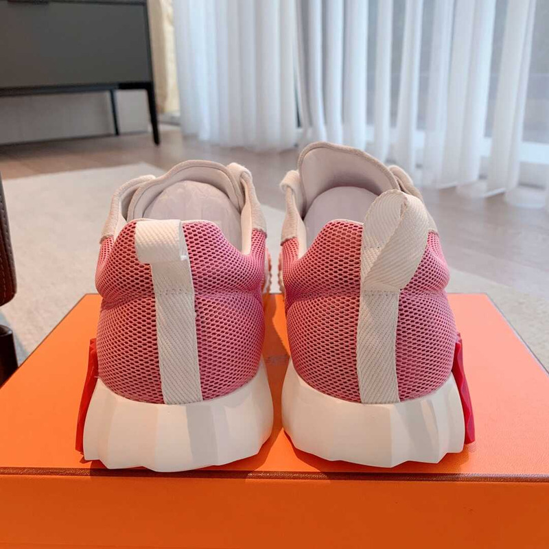 H**mes bouncing sneaker pink