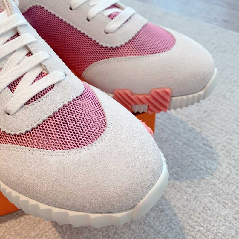 H**mes bouncing sneaker pink