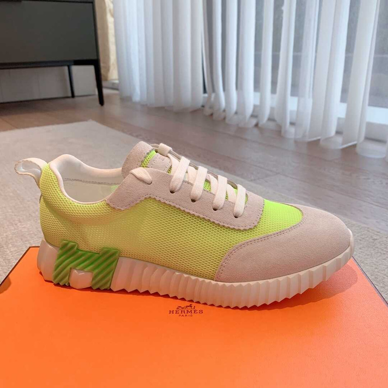 H**mes bouncing sneaker green