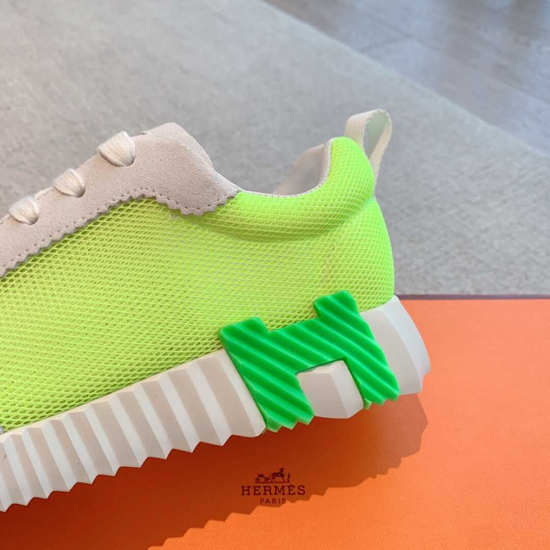 H**mes bouncing sneaker green