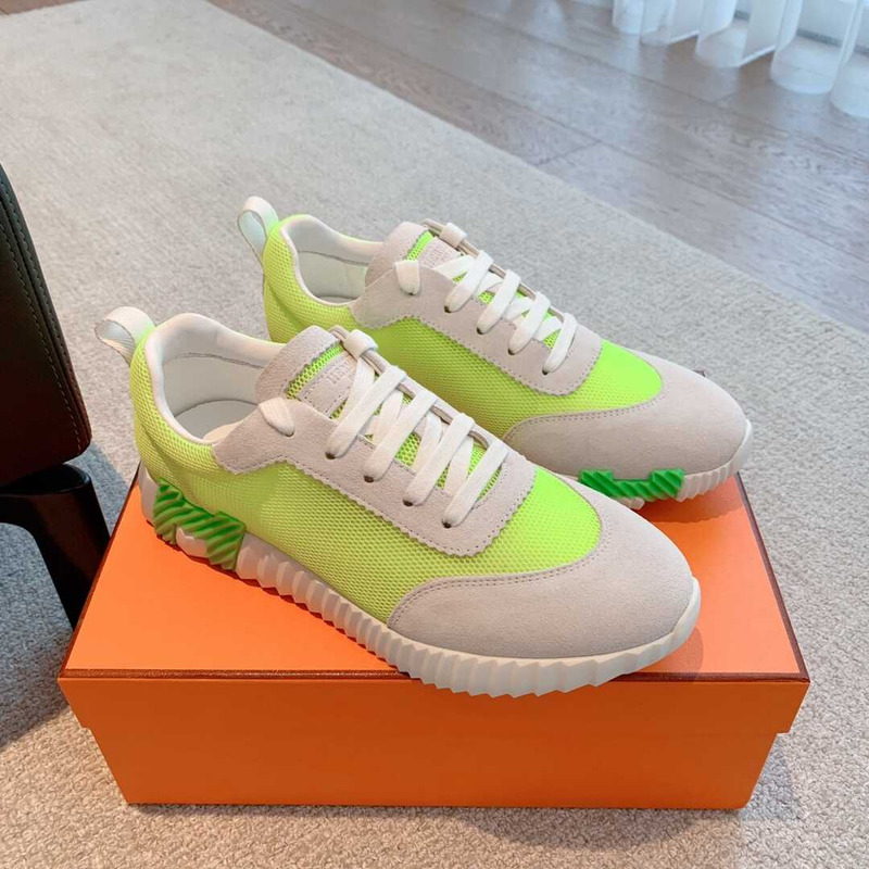 H**mes bouncing sneaker green