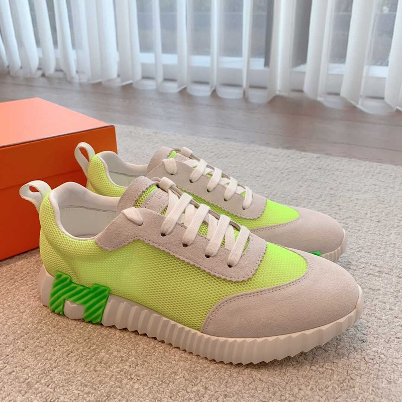 H**mes bouncing sneaker green