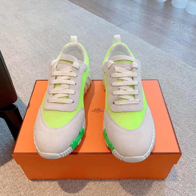 H**mes bouncing sneaker green