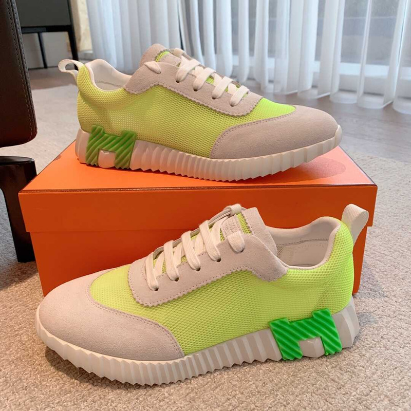 H**mes bouncing sneaker green