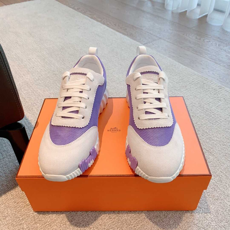 H**mes bouncing sneaker purple