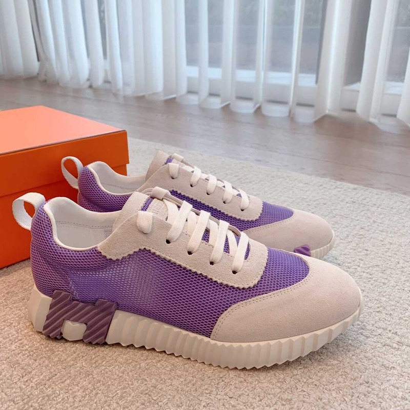 H**mes bouncing sneaker purple