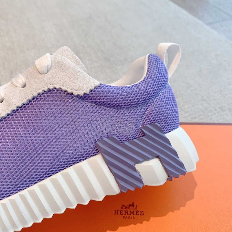 H**mes bouncing sneaker purple