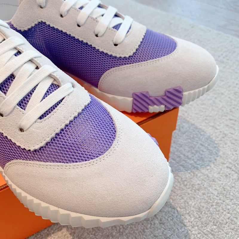 H**mes bouncing sneaker purple