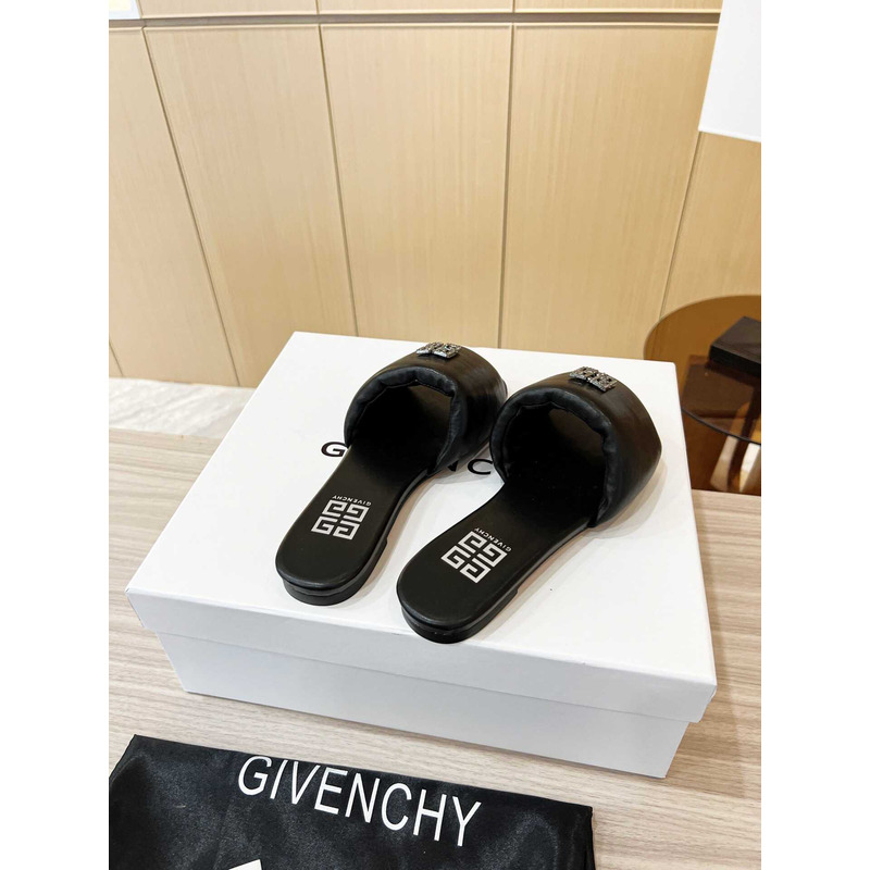 Givenchy Leather Sandals Black