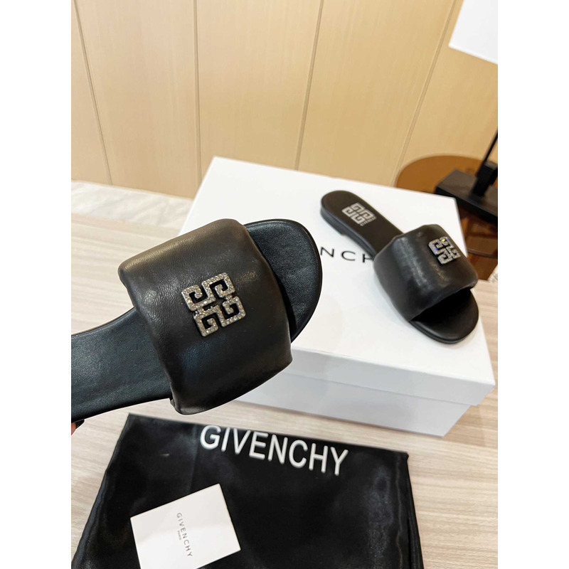 Givenchy Leather Sandals Black