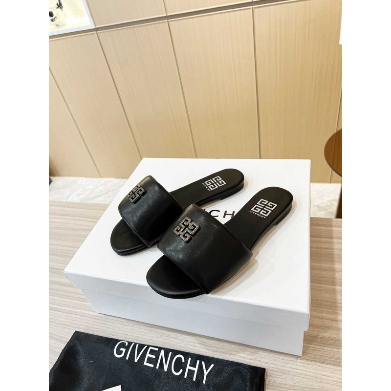 Givenchy Leather Sandals Black