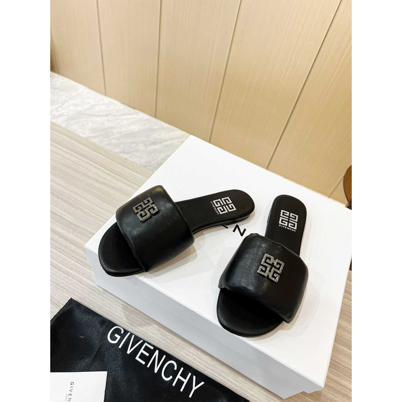 Givenchy Leather Sandals Black