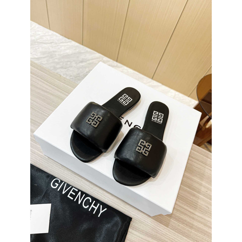 Givenchy Leather Sandals Black