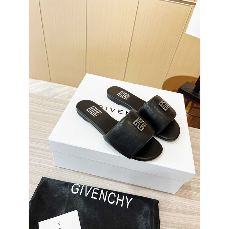 Givenchy Leather Sandals Black