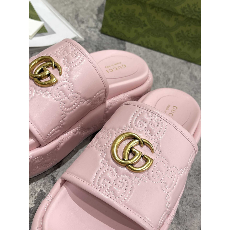 G*u*i platform sandals pink