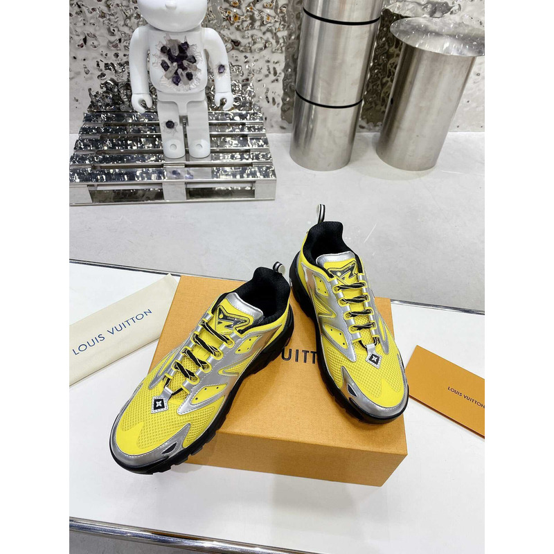 l**is V*t*n runner tatic sneakers yellow