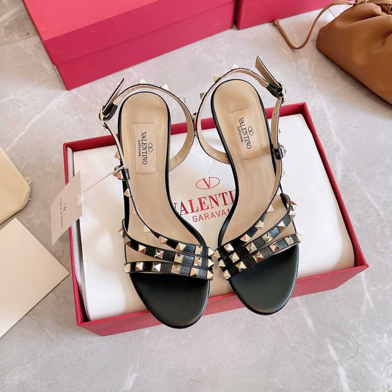 Valentino Studded Heels Black